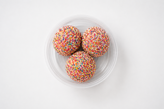 Birthday Cake Protein Balls