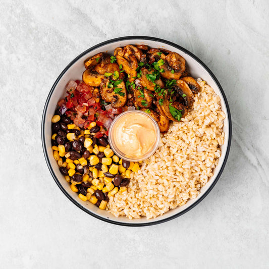 Mushroom Burrito Bowl